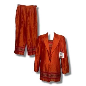 NWT Vintage 3pc Suit Set